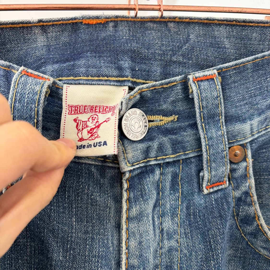 트루릴리전 부츠컷 데님 팬츠 상품이미지8