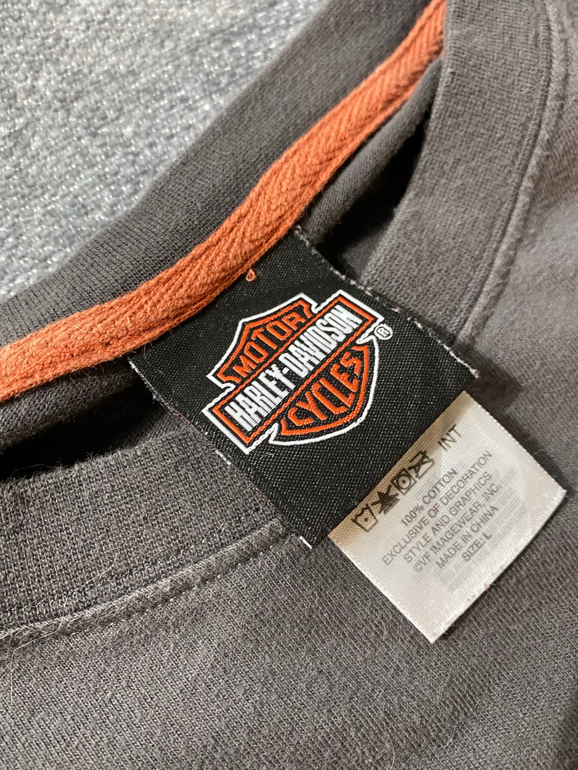 [L] Harley Davidson 할리데이비슨 빈티지 롱 슬리브 상품이미지6