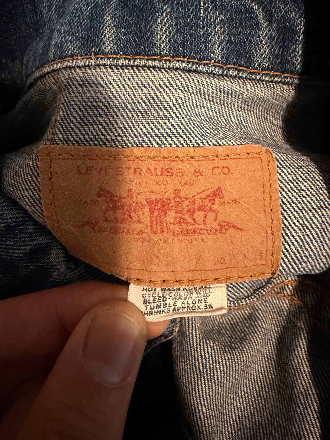 70s Levis 70505-0217 3rd Denim Jacket 상품이미지9