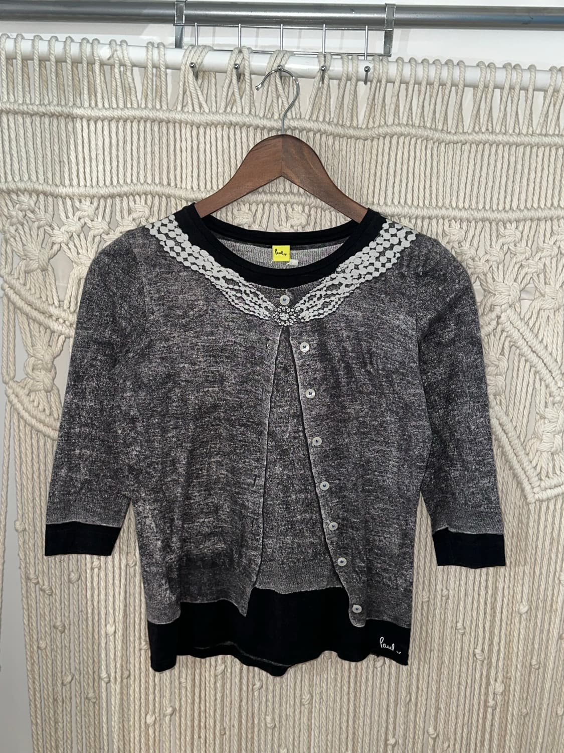 레이스 프린팅 반팔 티셔츠 상품이미지1