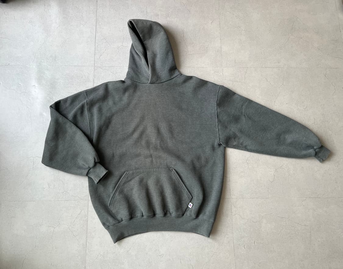 USA 90s 러셀후드 다크그레이 XL 상품이미지1