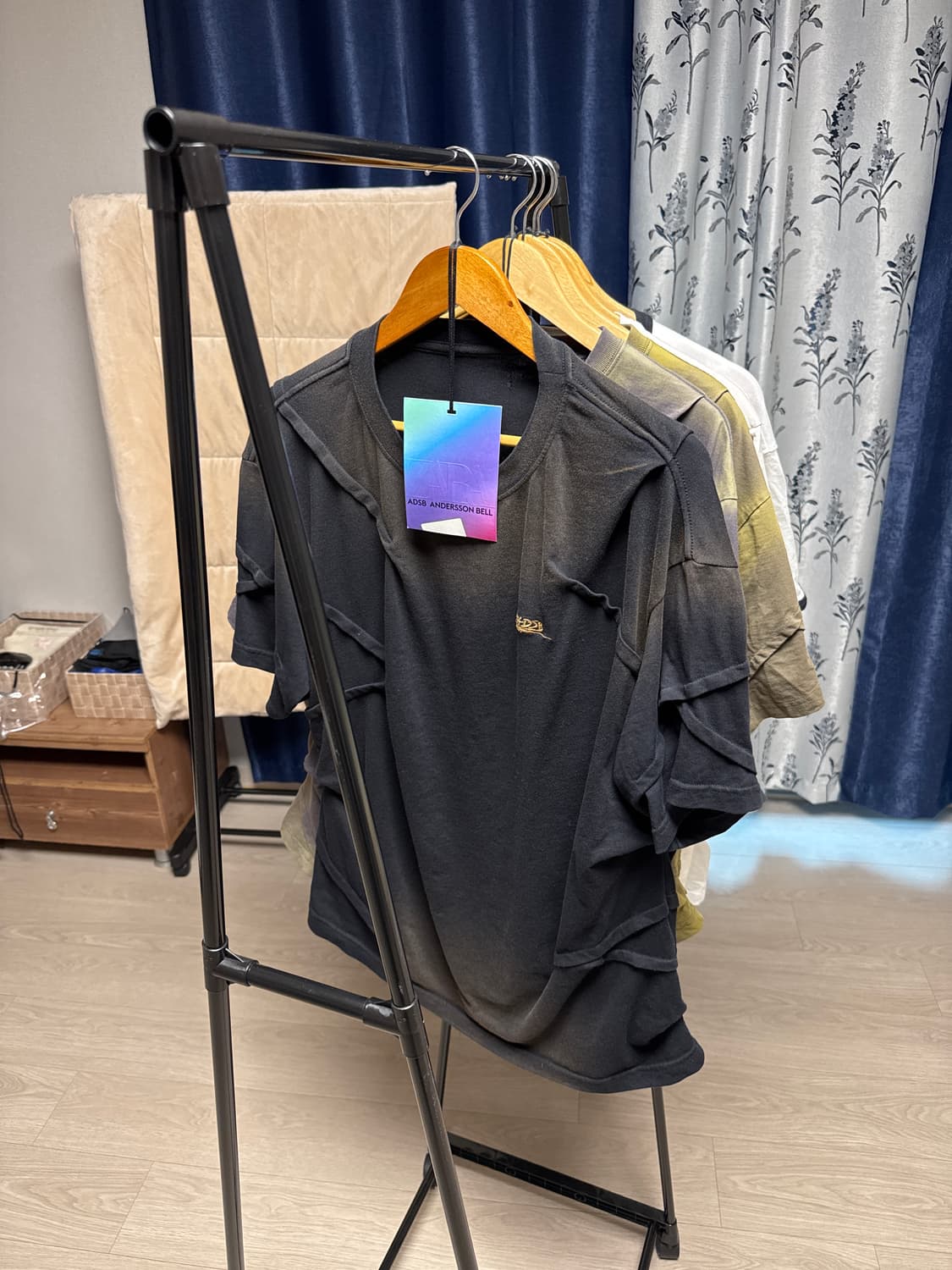 자라 앤더슨벨 초회판 워시드 플리티드 티셔츠 L 상품이미지7