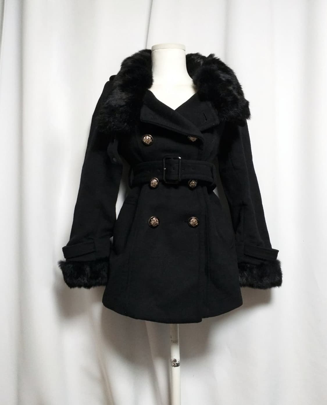 빈티지 코트 오네갸루 히메로맨틱 긱시크 공겜여주 헤이세이 y2k자켓 펑크 상품이미지1