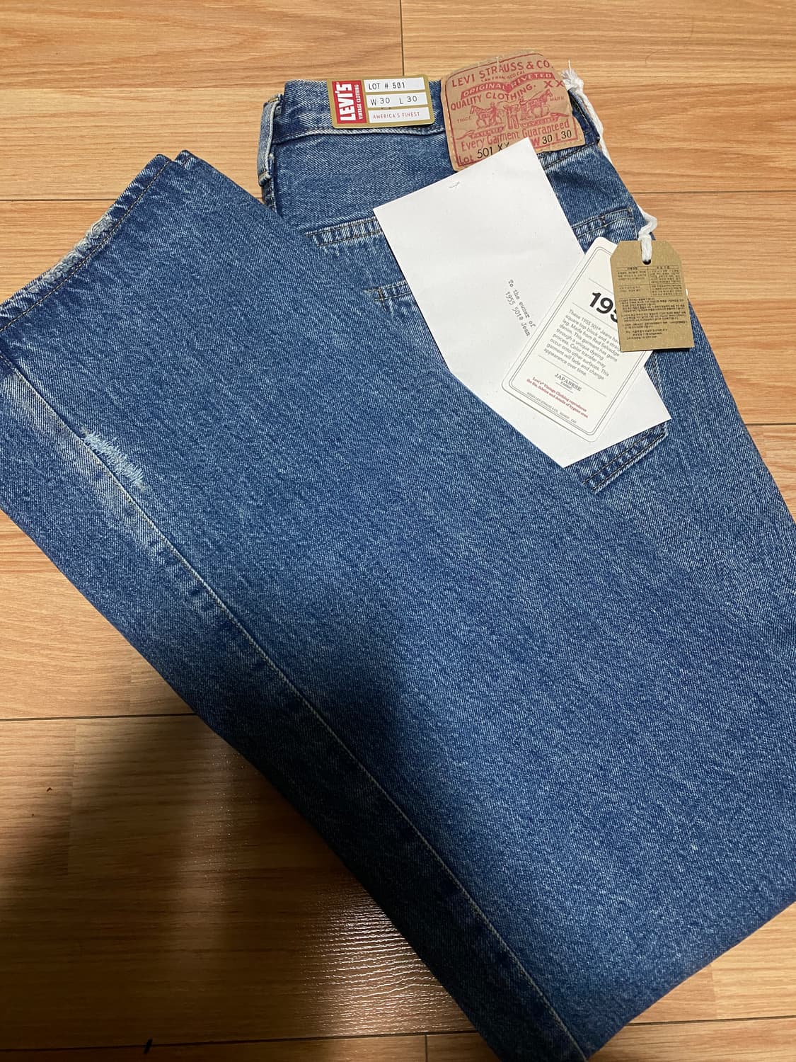 리바이스 LVC 1955 501 도르닉 30x30 상품이미지1