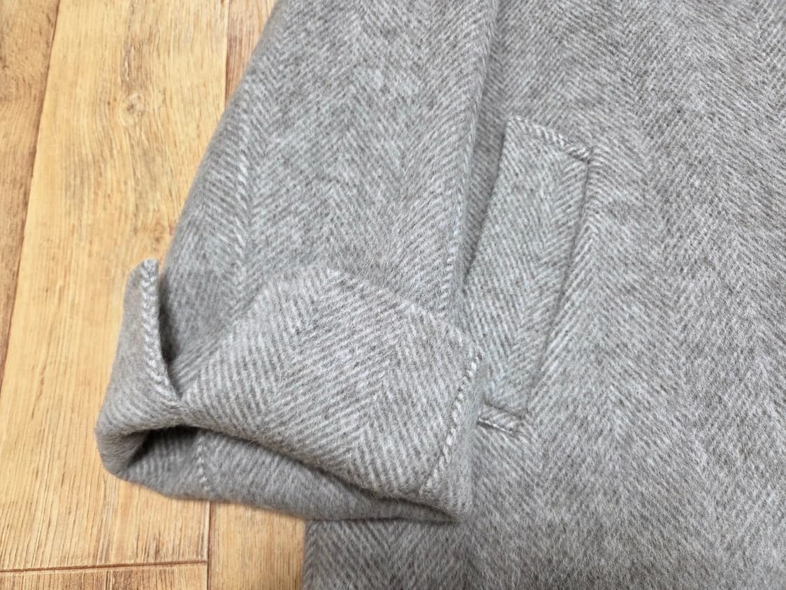 모한(MOHAN) TWF 알파카 세미 더블 하프코트 프리사이즈 상품이미지9