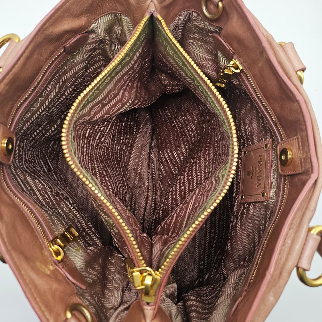 정품 프라다 비텔로 투웨이백 (핑크) 상품이미지8