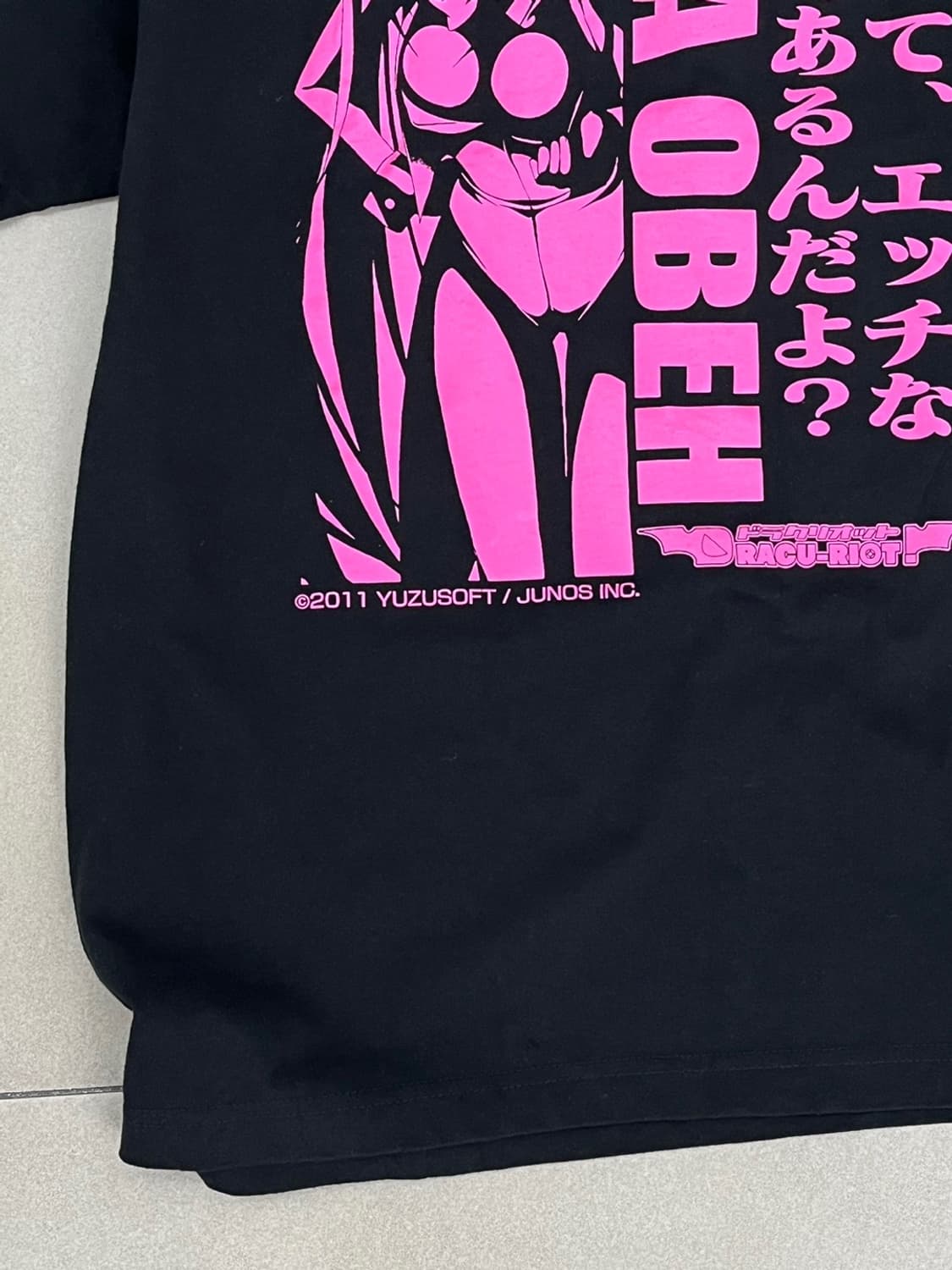 YUZUSOFT 빈티지 애니 티셔츠 상품이미지3