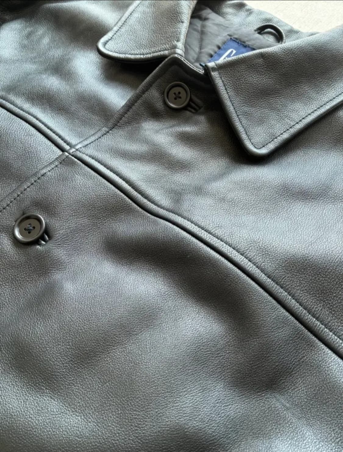 (L)올드갭 레더 카코트 상품이미지3