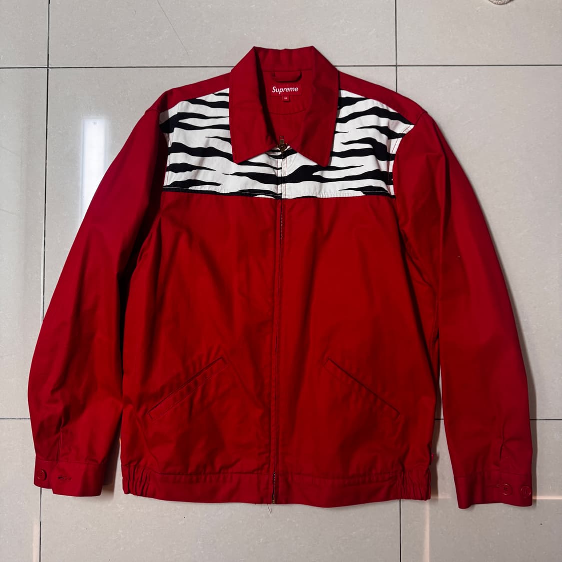 슈프림 13ss 개러지 자켓 레드 XL 상품이미지1