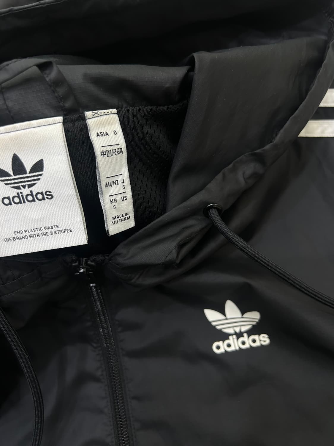 [S]아디다스 오버핏 3st 바람막이/블랙 상품이미지6