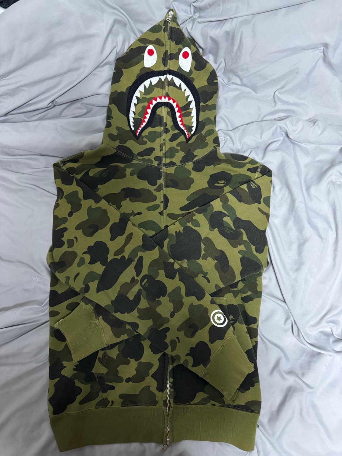 [XL] 베이프 샤크후드 녹계 상품이미지1