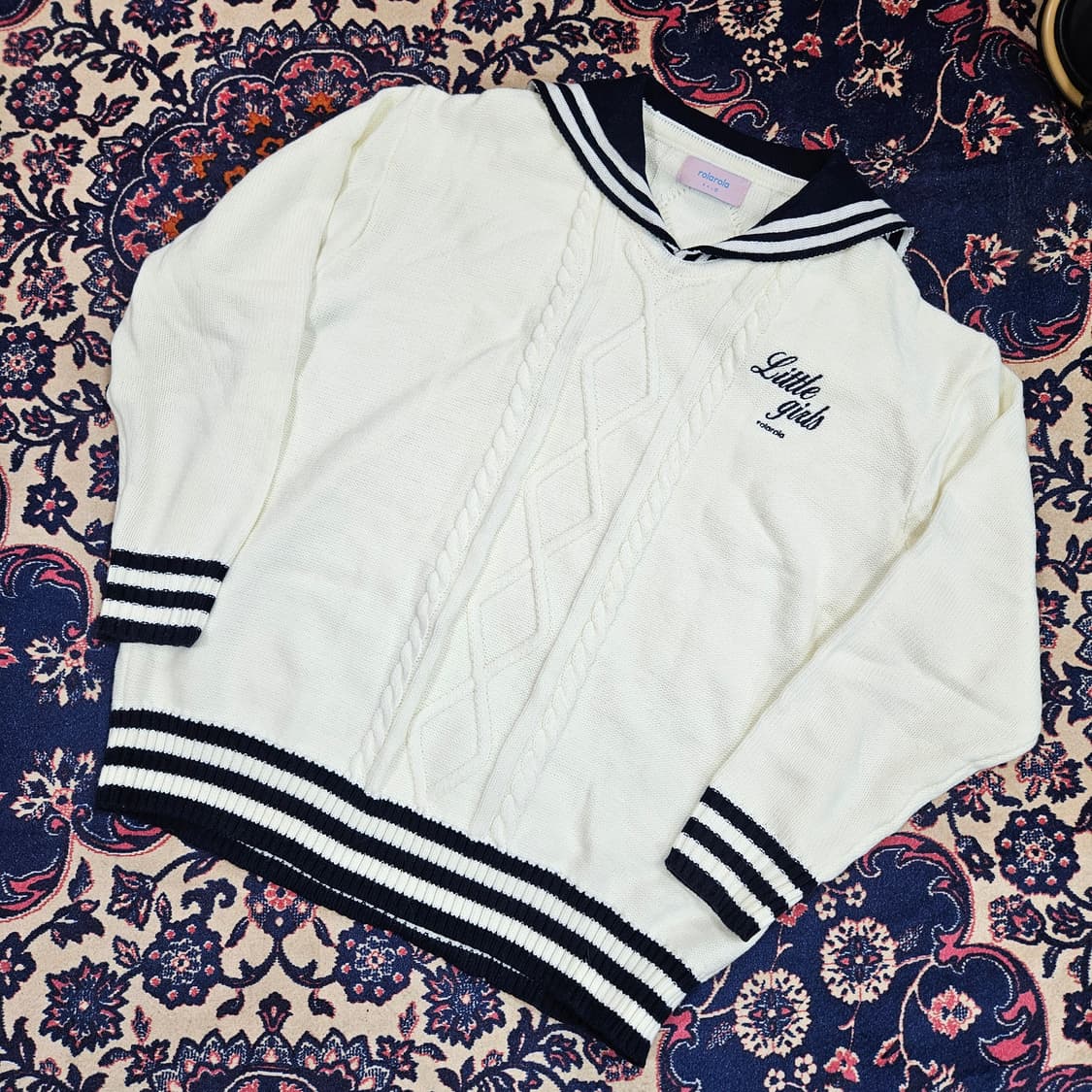 로라로라 세일러 니트 Free size 상품이미지2