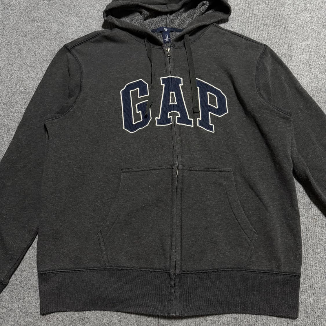 갭 그레이 후드집업 M 상품이미지2