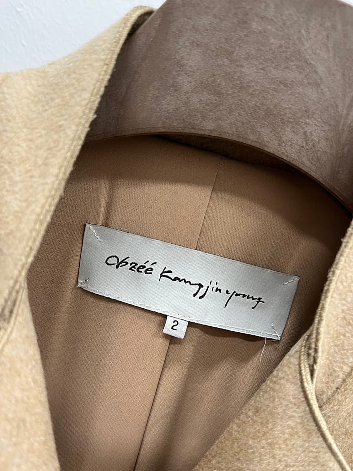 여) 오브제 콜롬보 캐시미어코트  상품이미지7