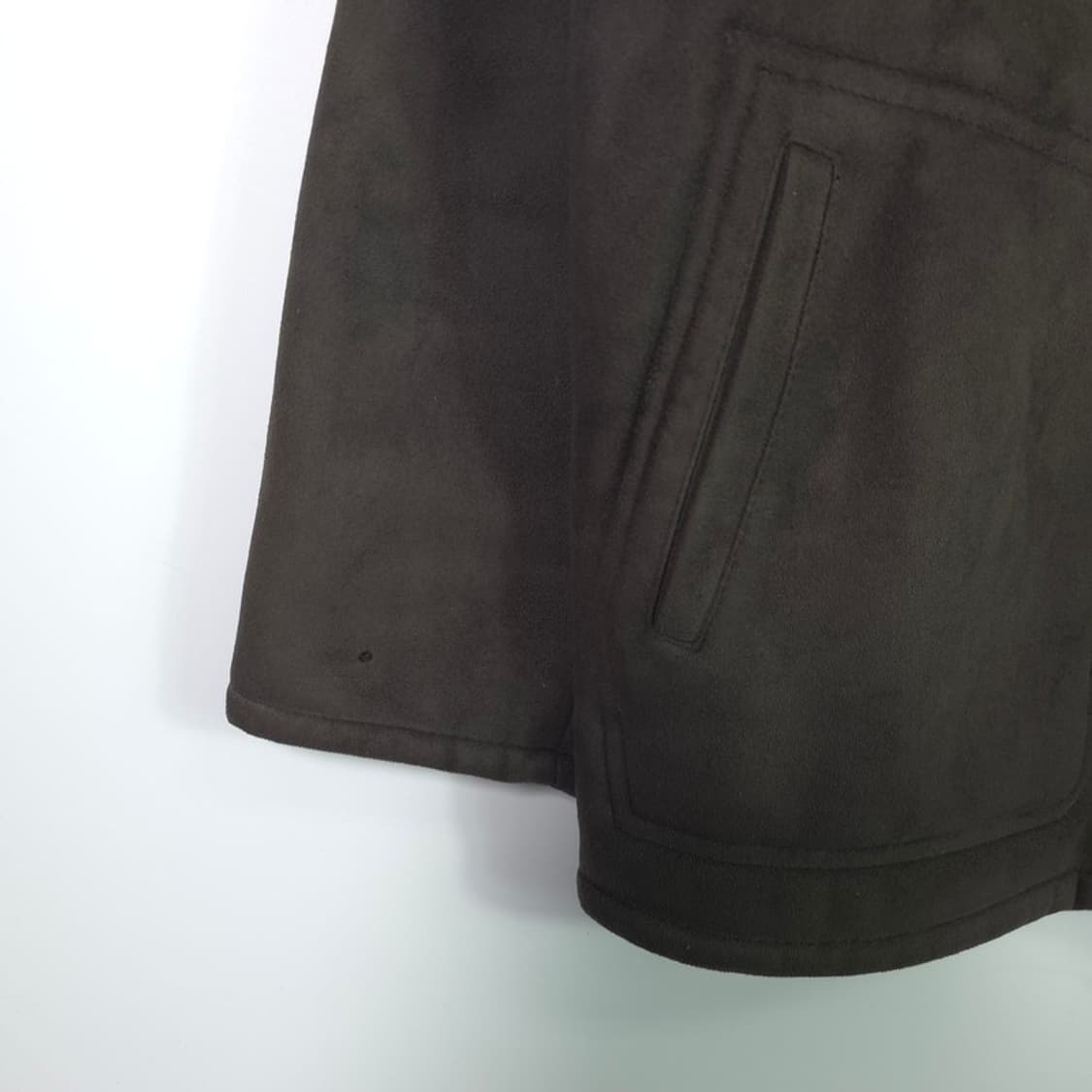 MC Classic 빈티지 브라운 양털카라 샤무드 무스탕 M 상품이미지5