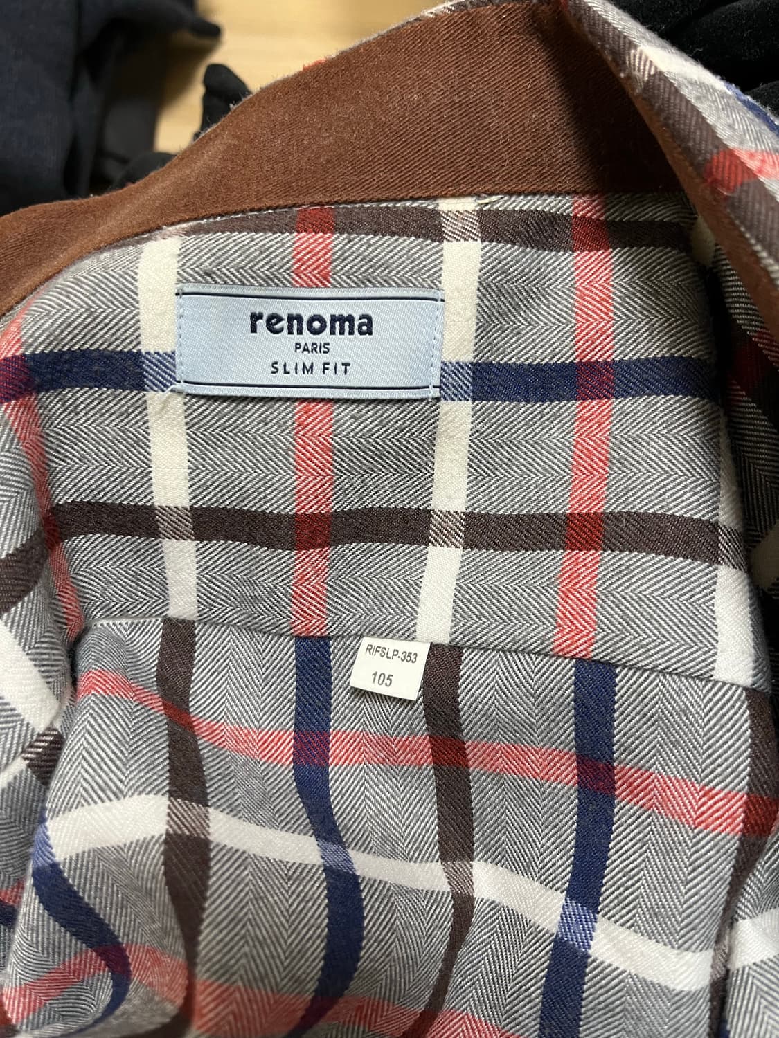 renoma 레노마 가을겨울 체크 셔츠 상품이미지3