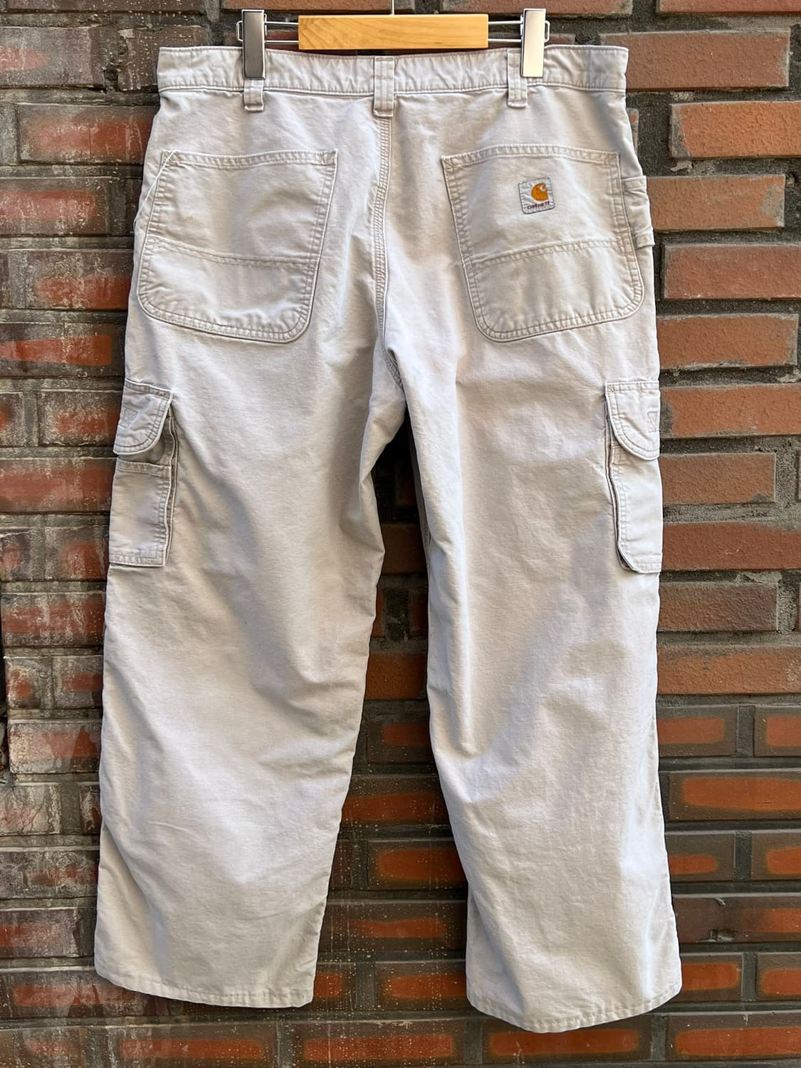 [36x30] 칼하트 빈티지 카고팬츠 베이지 워크웨어 팬츠 D280 상품이미지8