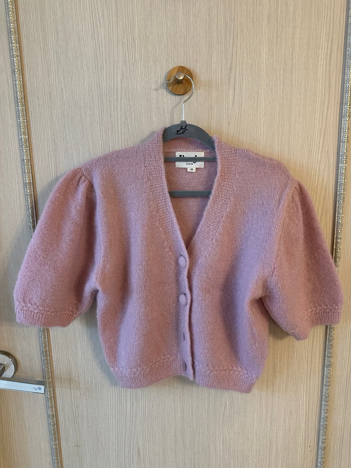 Rouje 루쥬/루즈 논노 모헤어 가디건 핑크 38 사이즈 상품이미지8