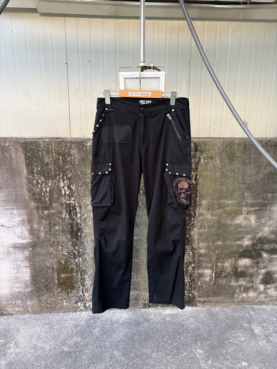 섹스팟리벤지 본디지 카고 팬츠 상품이미지1