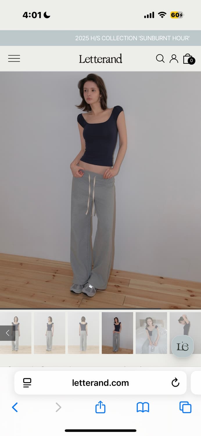 레터앤 letterand LE sweatpants 트레이닝 팬츠 바지 상품이미지1
