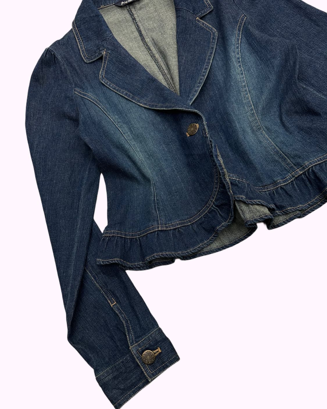AVARICE frill detail denim jacket 상품이미지3