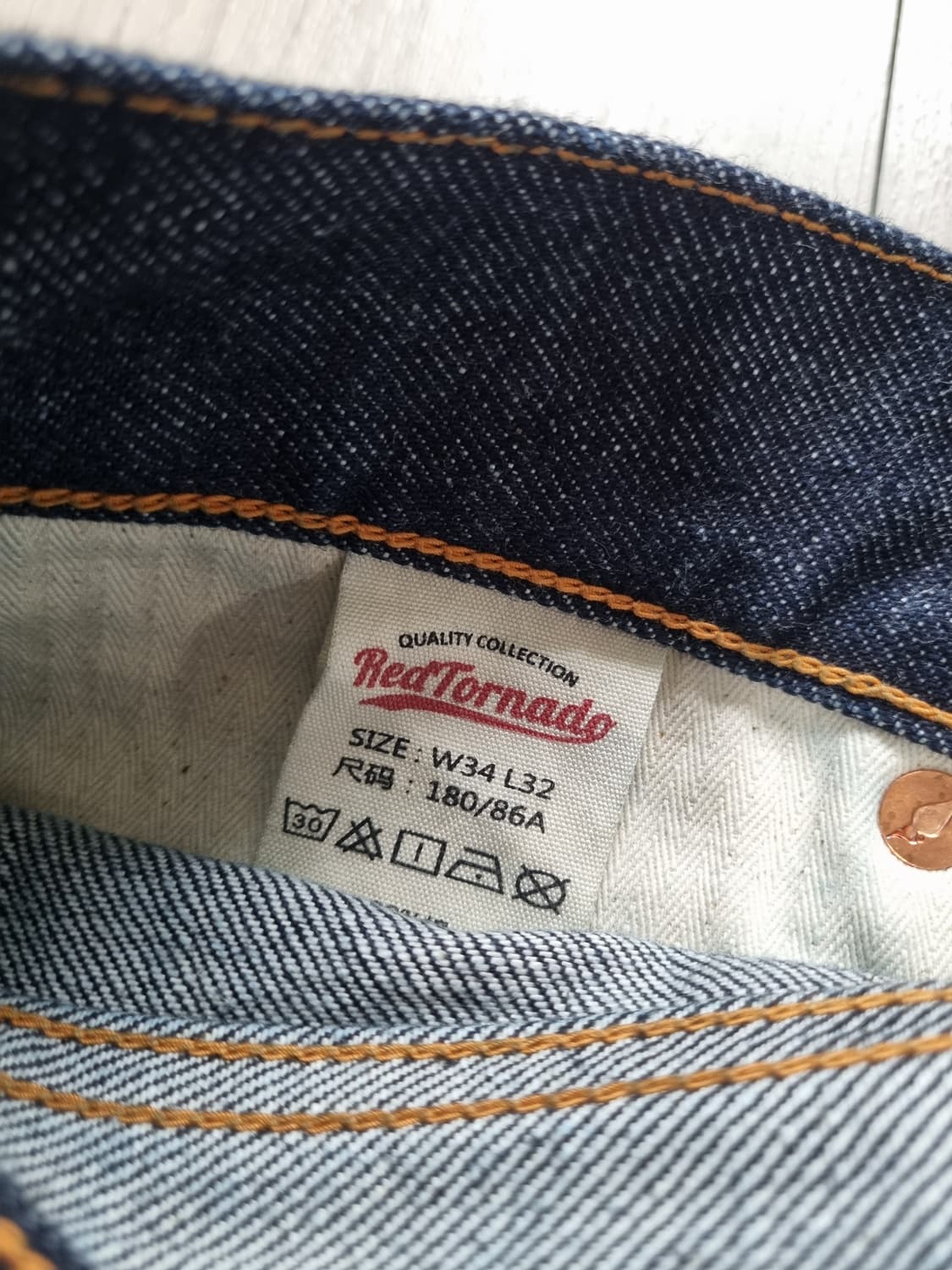 레드 토네이도 셀비지 34x32 상품이미지3