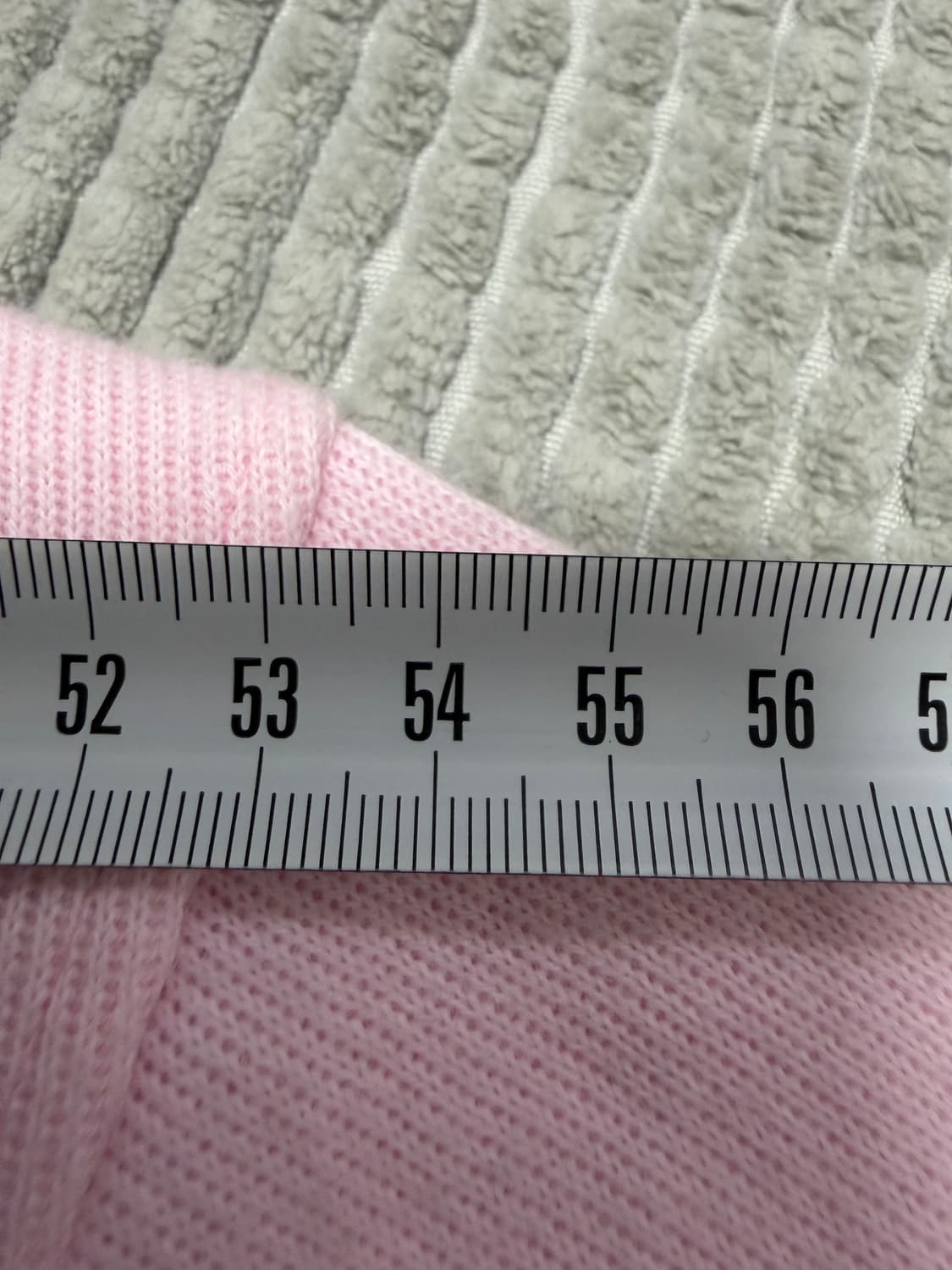 90s 꾸레쥬 베이비핑크 빅로고 쿼터 스웻셔츠 상품이미지5