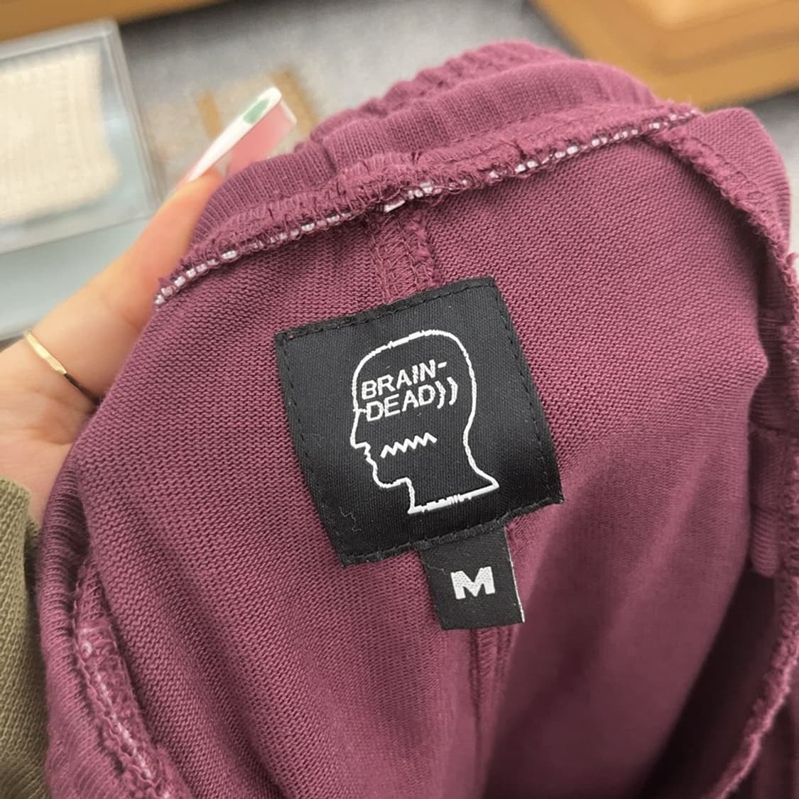 브레인데드 빈티지 스트릿 펑크 키치 트레이닝 반바지 M C11207 상품이미지5