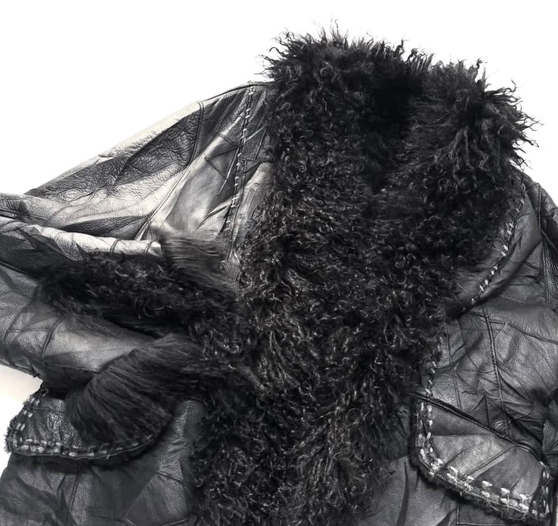 퍼 레더 자켓 상품이미지2