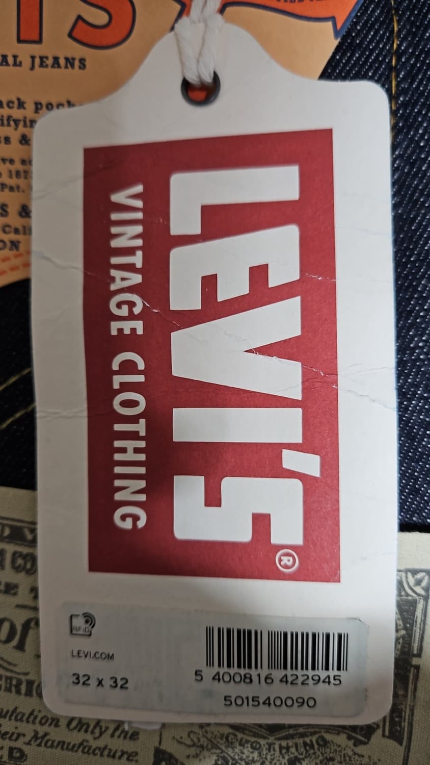 리바이스 LVC 1954 501 리지드 32x32 상품이미지2