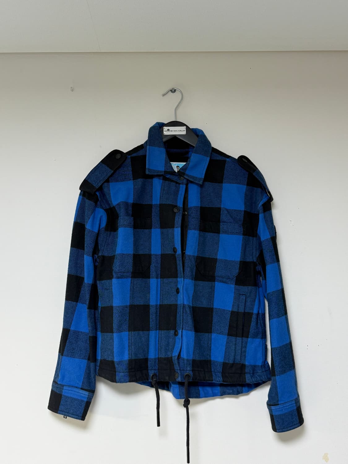 무스너클 체크셔츠자켓 xs 66 상품이미지1