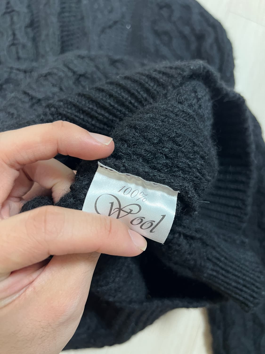 택포3) 케리울른밀즈 퓨어울100 터틀넥 니트 40 상품이미지5