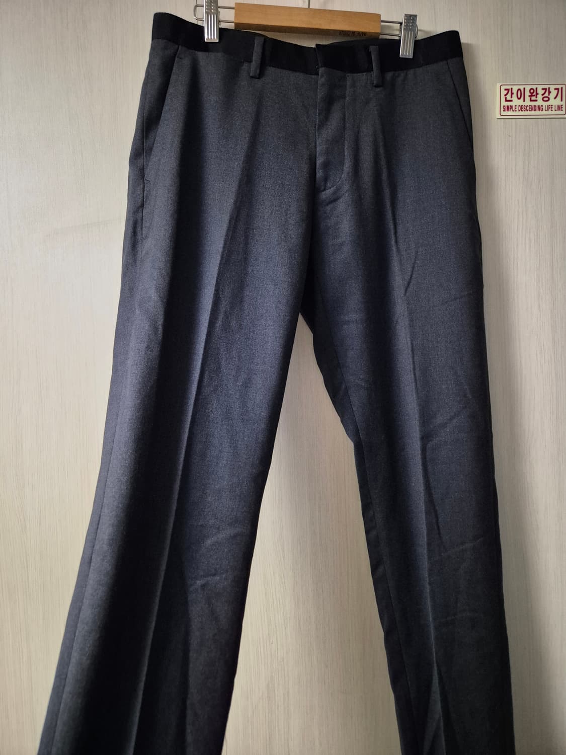 SIEG 차콜 그레이  남성 정장 바지 상품이미지1