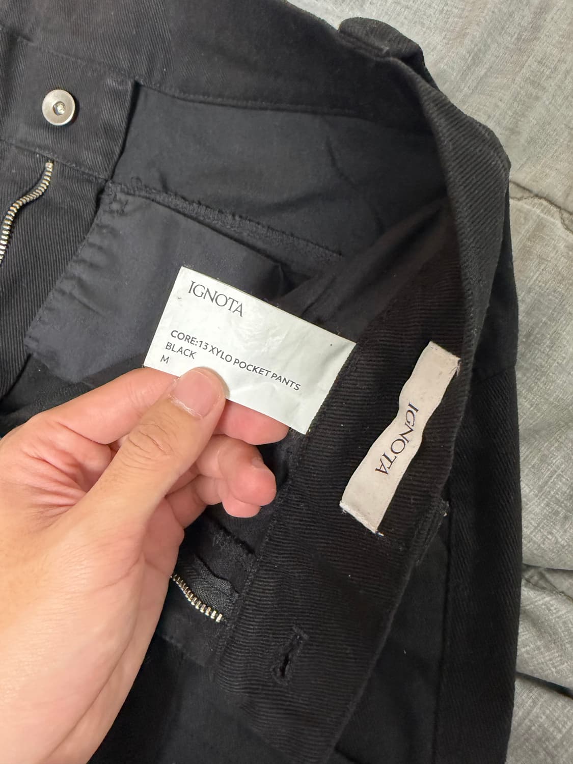 이그노타 M/블랙 CORE:13 XYLO POCKET PANTS 상품이미지7