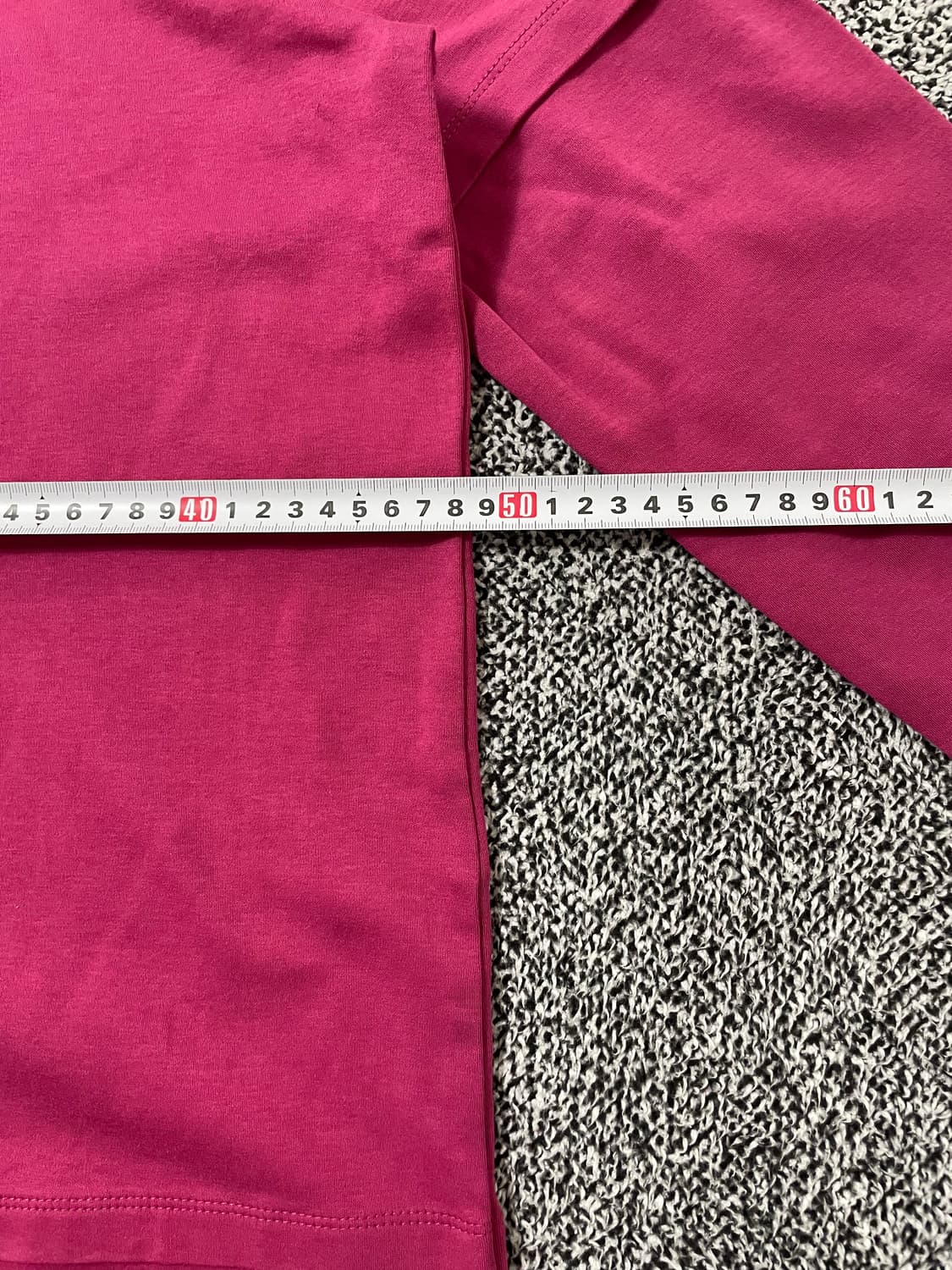 빈티지9. 르수기아뜰리에 레이어드 롱슬리브 긴팔티셔츠 핑크 상품이미지6