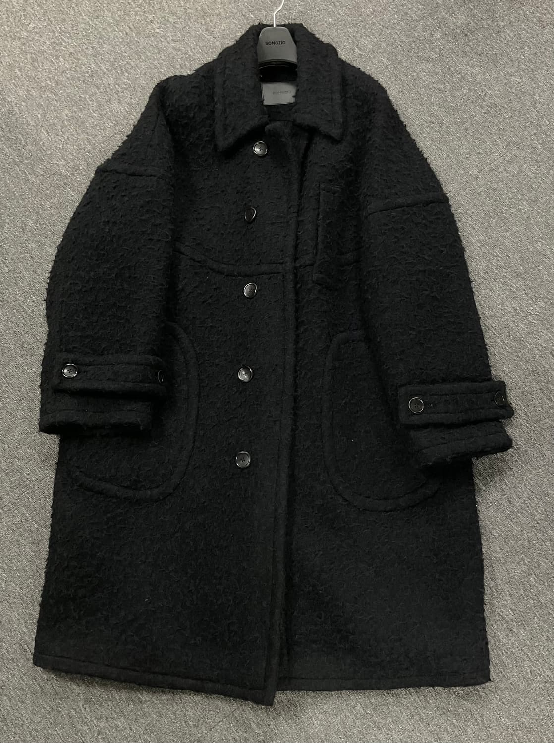 SONGZIO 송지오 발마칸 헤비 부클 코트 48 (원가189만) 상품이미지1