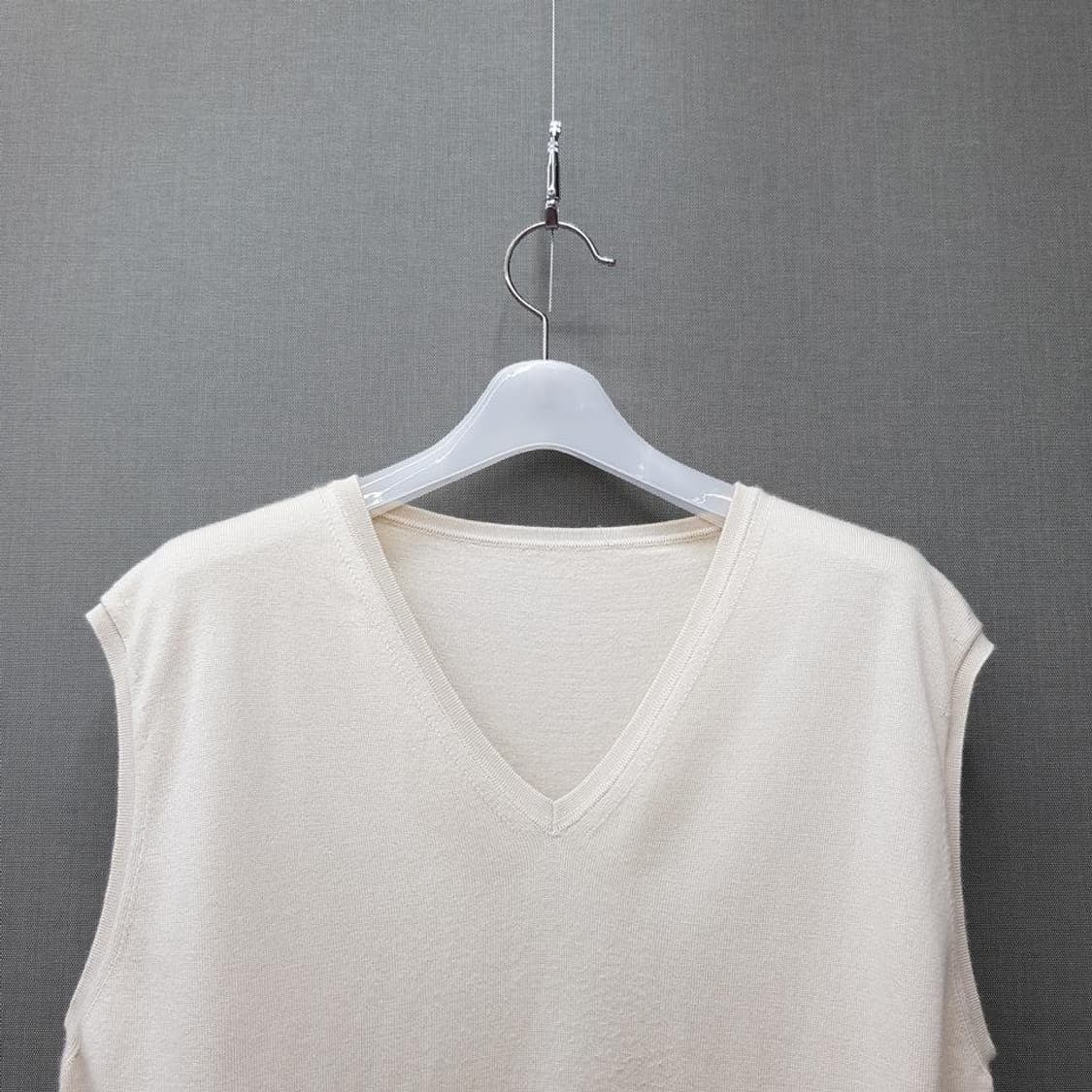 한섬 더캐시미어 2021 캐시미어 혼방 니트 베스트 85사이즈 상품이미지2