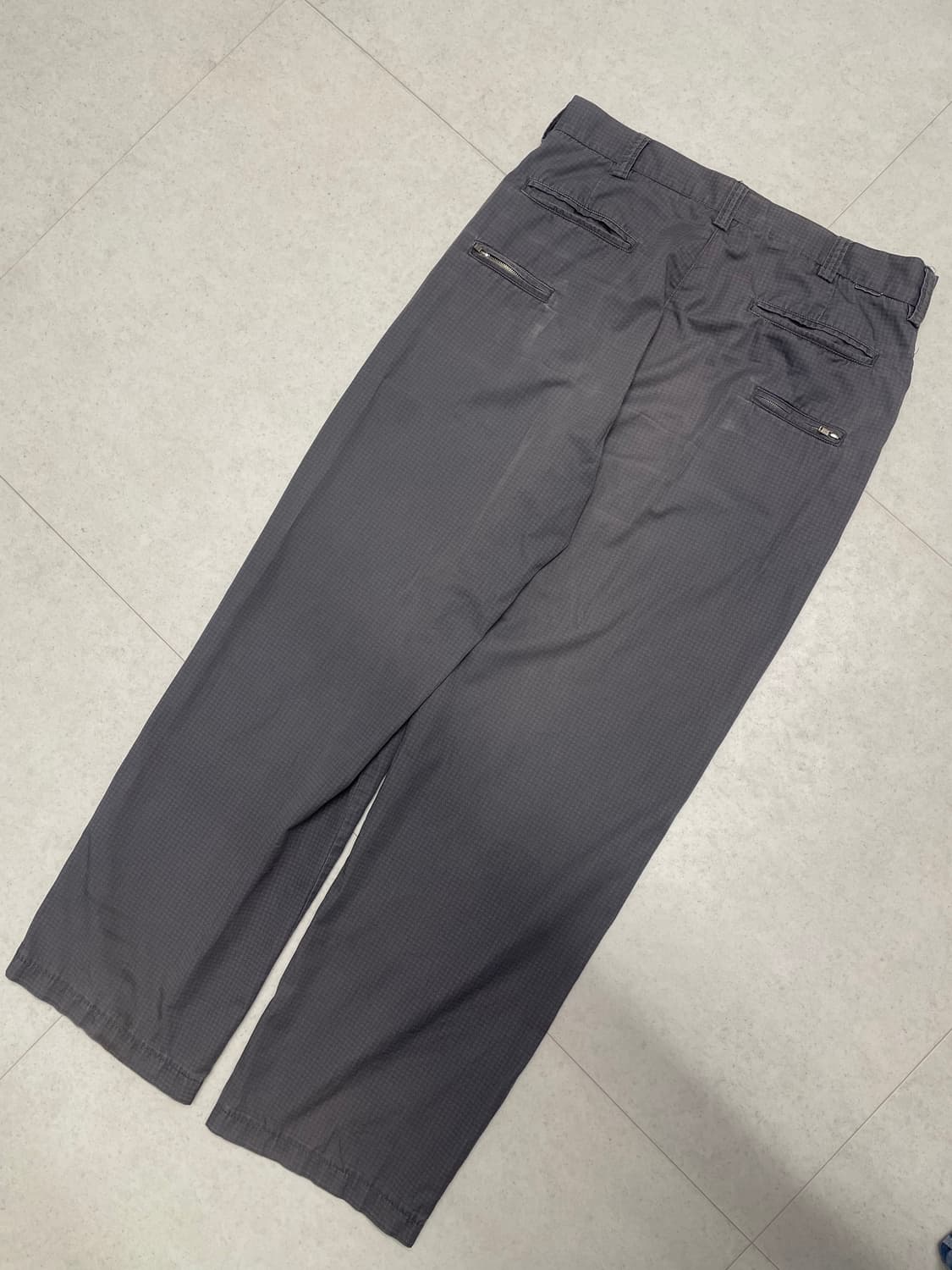 [32] 00's 빈티지 스투시 패턴 치노 팬츠 그레이 상품이미지2