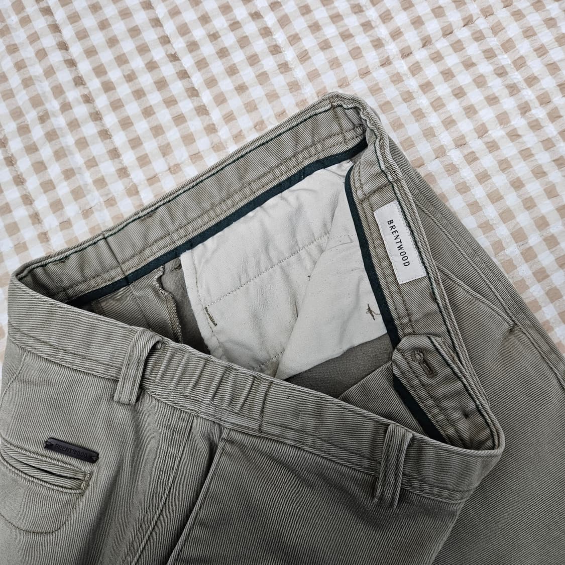 코오롱 브렌우드 스판 면바지 남자32~33 상품이미지2