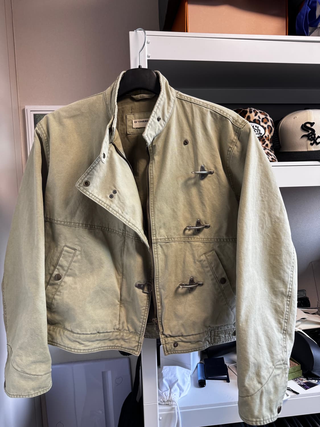 크롭 베이지 자켓 상품이미지2