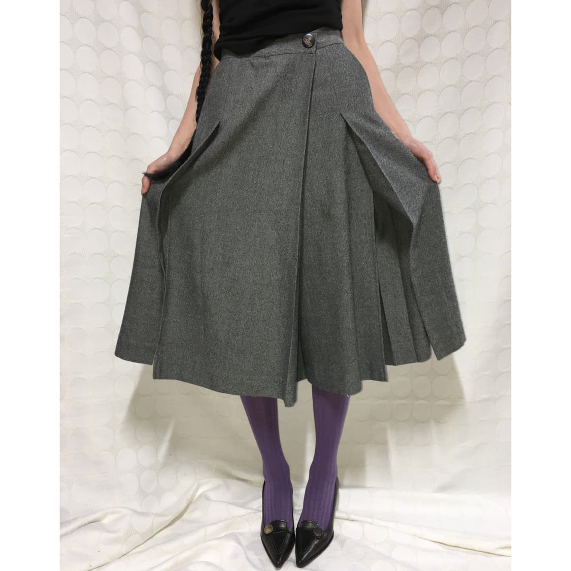 vivienne westwood 울 와이드 팬츠 상품이미지2