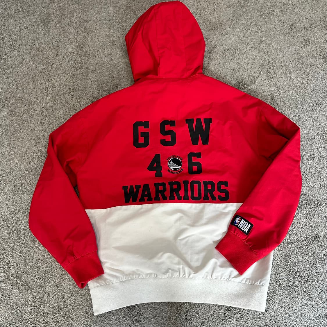 NBA 골든스테이트 워리어스 아노락 자켓L 상품이미지2