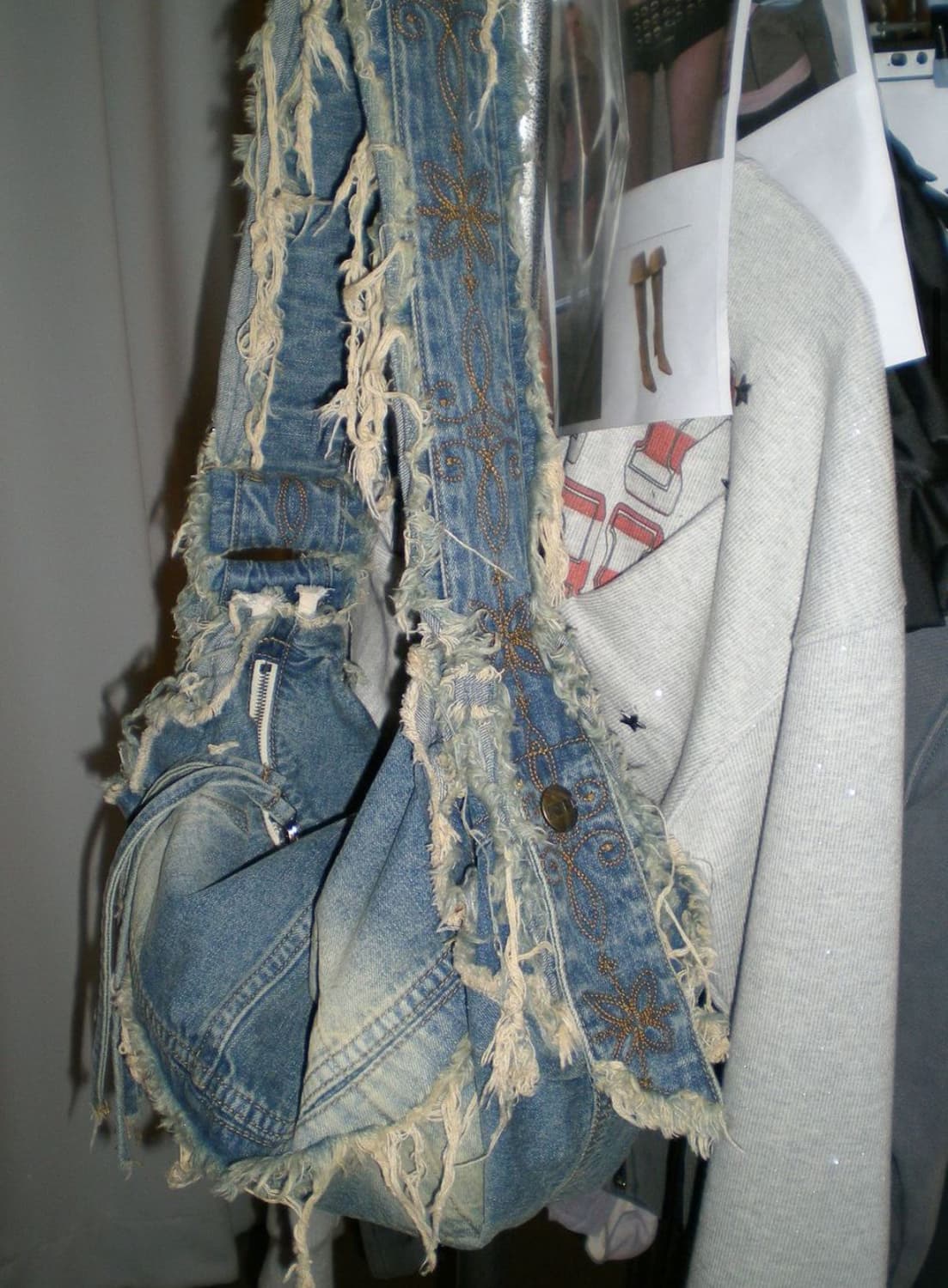 [새상품] 스컬프터 디스트로이드 데님 더플백 상품이미지3