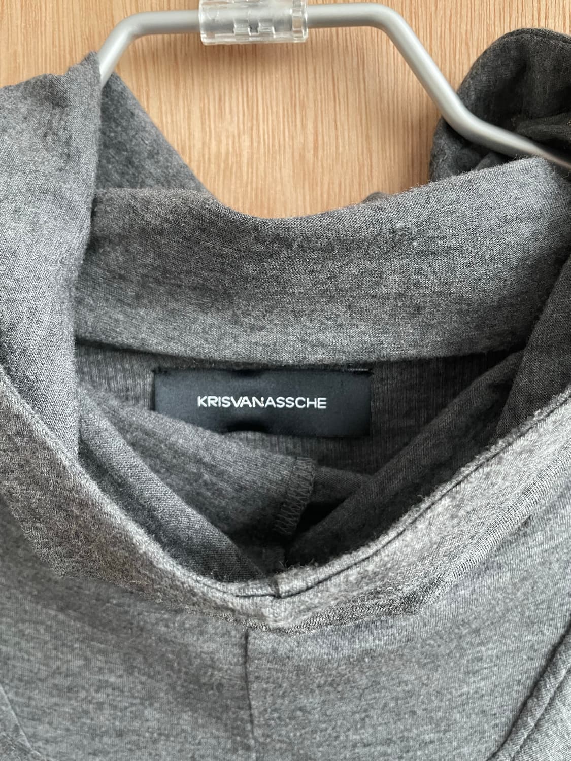 크리스반아쉐 레이어드 니트 후디 상품이미지5