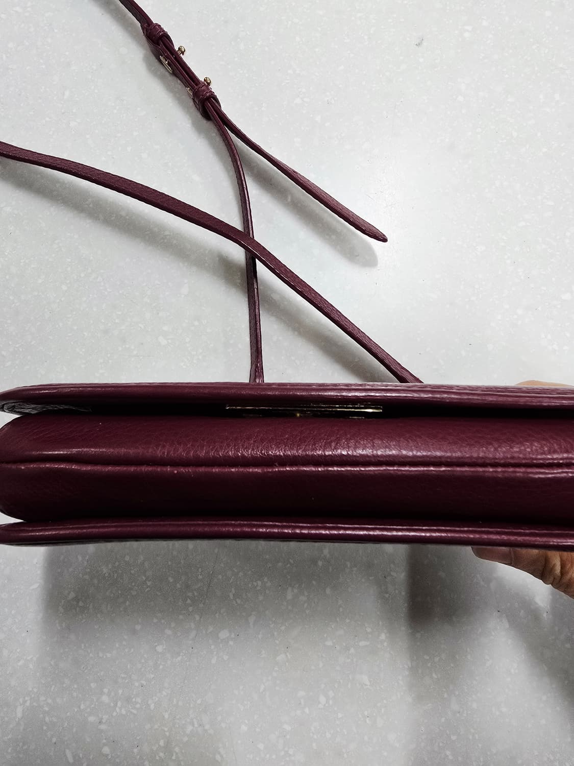 토리버치 버건디 플랩 체인 크로스백 상품이미지8