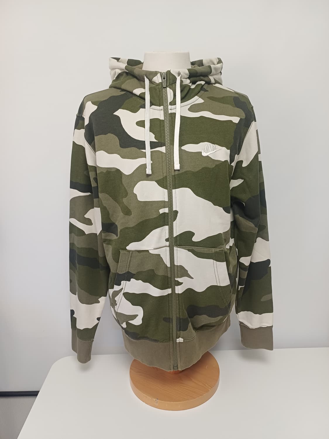 [L/100] 나이키 NSW 클럽 플리스 카모 풀집 후디 상품이미지1
