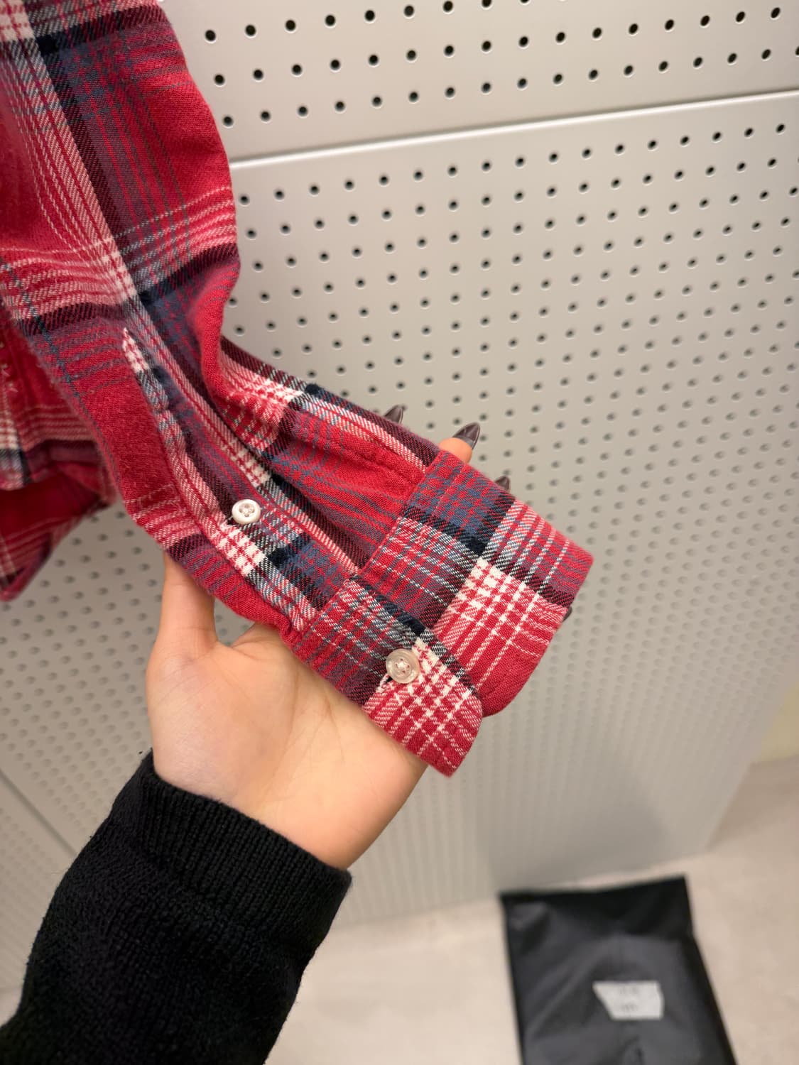 폴로 랄프로렌 레드 체크 플란넬 셔츠 U1640 상품이미지4