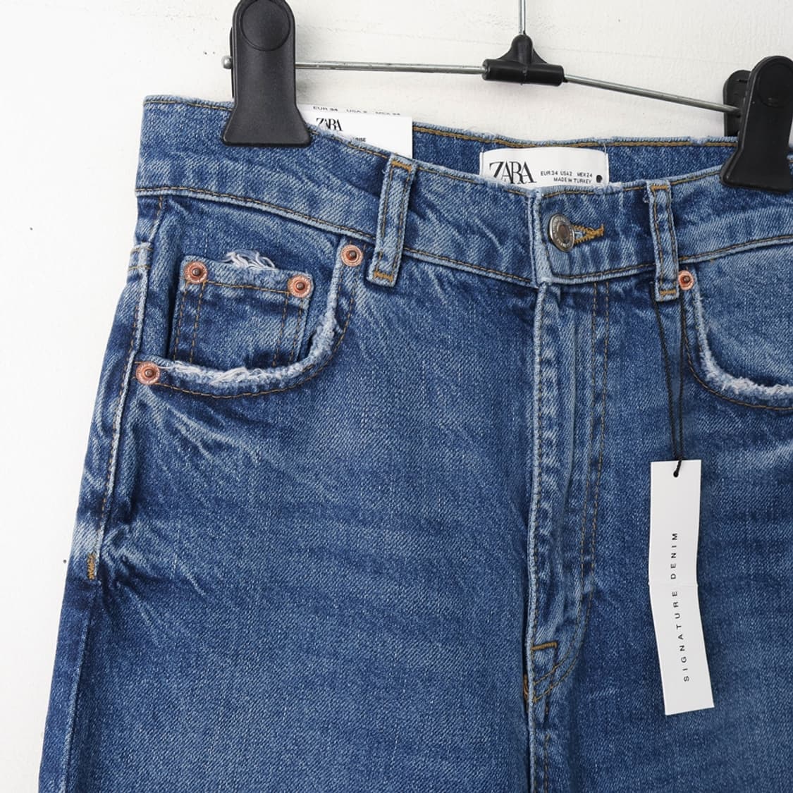 24/새상품 자라 데님 팬츠 상품이미지5