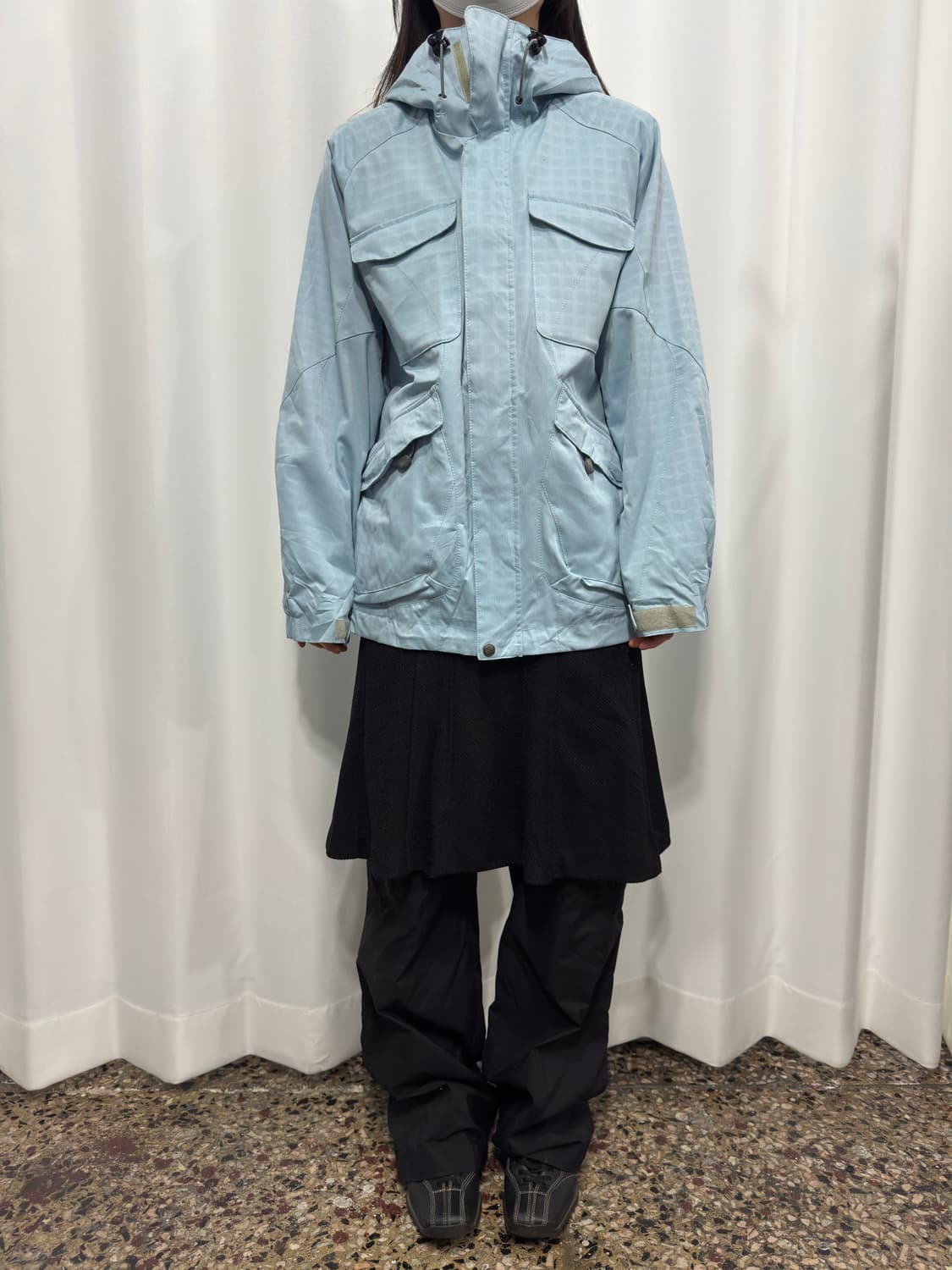 estivo soft blue hood jacket 상품이미지2