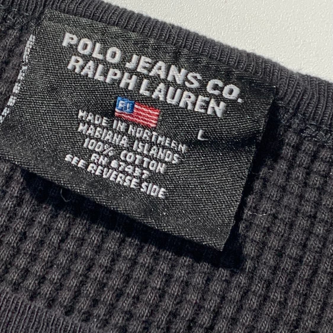 폴로 와플 롱 슬리브  상품이미지3